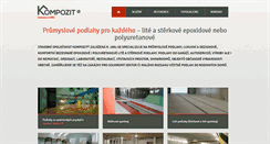 Desktop Screenshot of kompozit.cz